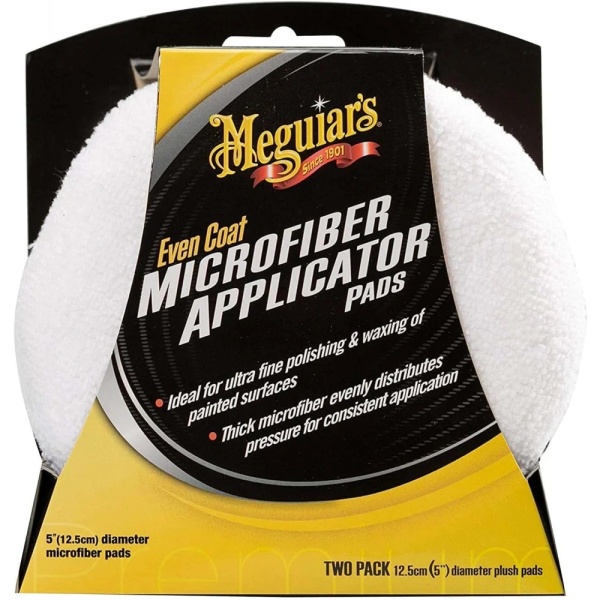 Meguiar's Even Coat Microfiber Applicator Pads Set 2 Aplicatoare Microfibra X3080EUMG